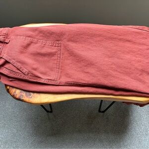 Universal Thread Women's Flare Jeans in Rust Red